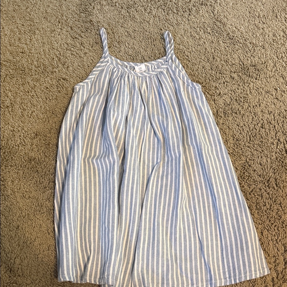 GAP Blue and White Striped Girls' Sundress